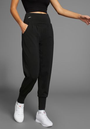 FAYN SPORTS Yogahose FAYN SPORTS, Damen, Gr. 34, N-Gr, schwarz, Jersey, Obermaterial: 56% Baumwolle, 38% Viskose, 6% Elasthan, unifarben, loose fit lang, Hosen Yo