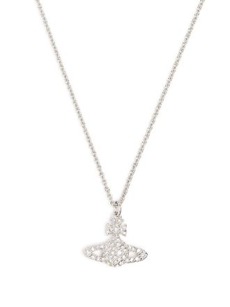 Vivienne Westwood Grace Bas Relief orb-pendant necklace - Silver
