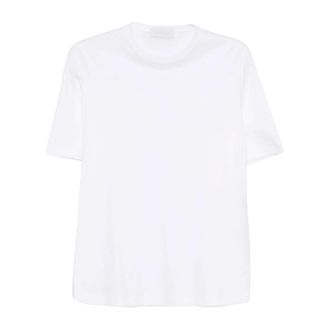 Lanvin T-shirt Essentieel Katoen - Heren - Tops - Wit - Maat: L Katoen
