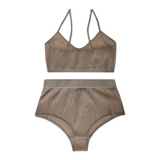 Federica Tosi Bikinis, female, Yellow, S, Stylish Knit Top for Women