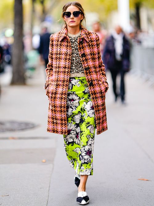 maglione e gonna midi