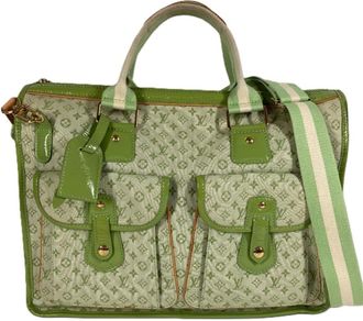 Louis Vuitton Almond Green Monogram Monogram Mini Shoulder Bag Tote Bag (Pre-Owned)