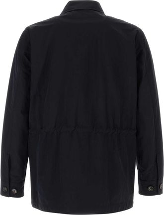 Burberry Navy Exterior: Nylon Giubbini Jacket