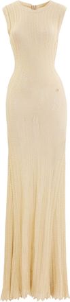 Saiid Kobeisy Knit Floral Dress