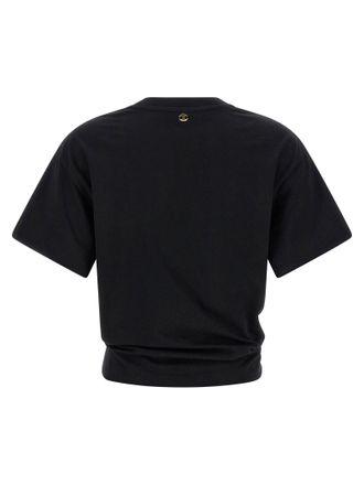 Paco Rabanne Metal-Pierced Cotton T-shirt - Black