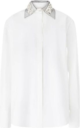 Genny Overhemden, Dames, Wit, S, Witte Casual Overhemden