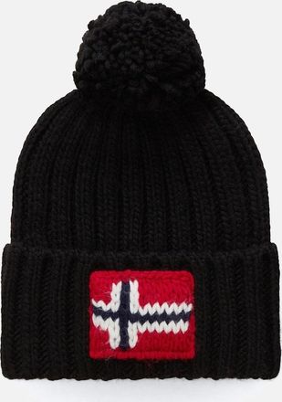 Napapijri Mens Napapijri Semiury 5 Pom Beanie - Black