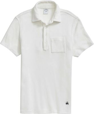 Brooks Brothers Polo con ricamo - Bianco