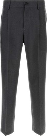 Dolce & Gabbana Dark Grey Wool Blend Pant