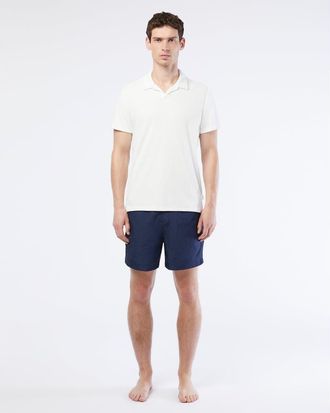 Onia Nylon Crinkle 5 Swim Trunk in Deep Navy at Nordstrom, Size Medium