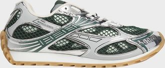 Bottega Veneta Men & apos;s Orbit Technical Fishnet Sneakers