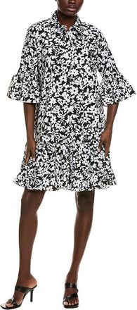 Michael Kors Tiered Floral Shirtdress