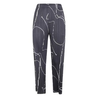 Issey Miyake Donna, Pantaloni, Nero, L, new