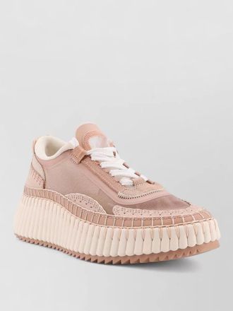 Chlo&eacute; 579 nama nylon mesh sneakers