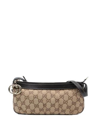 Gucci 2016-2025 GG Canvas Interlocking G shoulder bag - women - Canvas - One Size - Brown