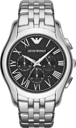 Emporio Armani Accessoires, Heren, Grijs, ONE Size, Klassiek Chronograaf Horloge