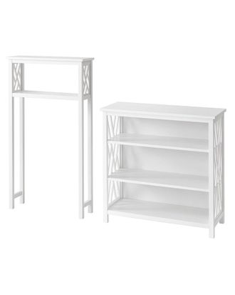 Alaterre Coventry Over Toilet Open Storage Shelf, Bath Storage Shelf