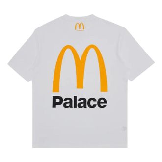 Palace x McDonalds Logo T-Shirt White P25TS338