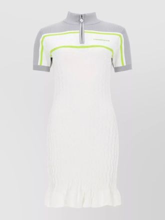 Casablanca polo shirt dress tennis contrast panels