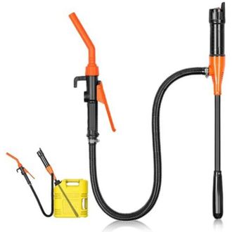 OEM Bomba De Combustible Port&aacute;til Multifuncional Ulisem De 9 L/min Para Gasolina, Di&eacute;sel Y Agua - Inal&aacute;mbrica - Naranja