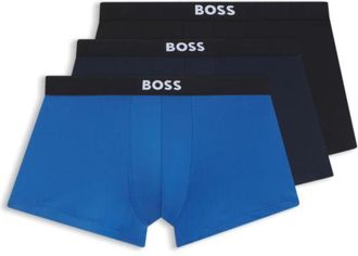 BOSS Three-pack of stretch-microfibre trunks
