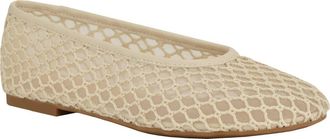 Calvin Klein Delicate Mesh Ballet Flat in Ivory at Nordstrom Rack, Size 6.5