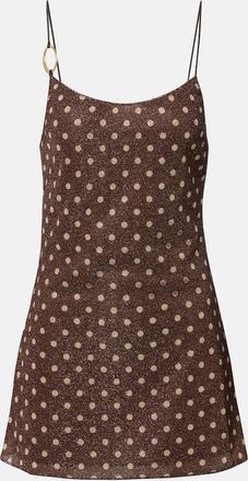 Os&eacute;ree Os&eacute;ree Lumi&egrave;re polka-dot minidress