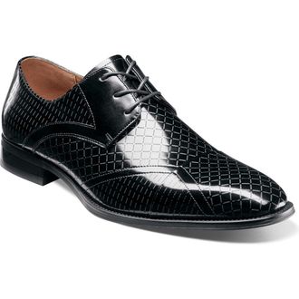 Stacy Adams Hobson Cap Toe Derby in Black at Nordstrom, Size 11.5