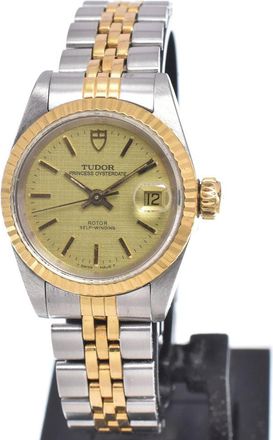 Tudor Princess Oyster Date Automatic Stainless Steel And 18K yellow gold Watch (Pre-Owned)