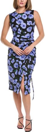 Carolina Herrera Floral Midi Dress
