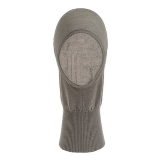 Rick Owens Accessoires, Heren, Grijs, ONE Size, Cashmere Balaclava
