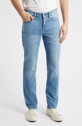 7 For All Mankind Slimmy Stretch Cotton Jeans in Airspace at Nordstrom, Size 29