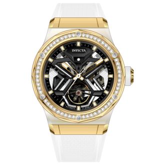 Invicta Mens Objet D Art Diamond 45mm Automatic Watch IN-70132