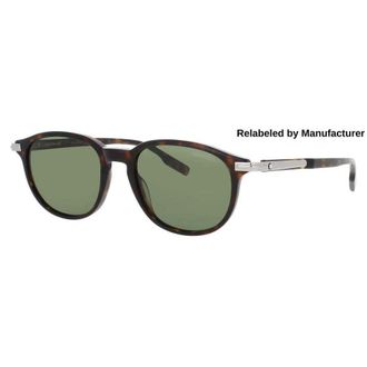Montblanc Green Oval Mens Sunglasses MB0276S 002 52