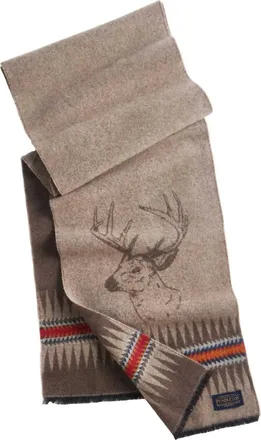 Pendleton Unisex Jacquard Scarf In Sawtooth Buck