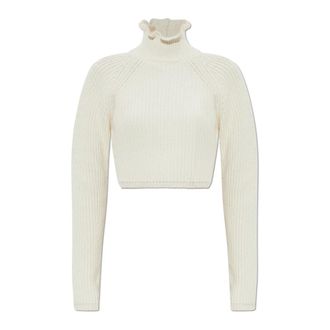 Max Mara Turtlenecks, female, Beige, Size: L Campo Sweater
