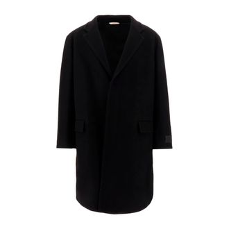 Valentino Garavani Heren, Mantels, Zwart, Maat: L Wol