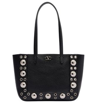 Valentino Garavani Black Nellcote Mini Tote