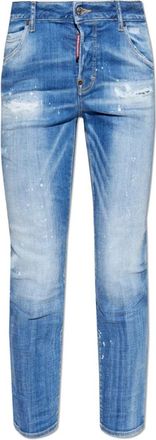 Dsquared2 Jeans Cool Girl - Dames - Skinny Jeans - Blauw - 2XS - Katoen - Jeans