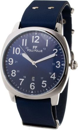 Folli Follie Leather Mens Watch
