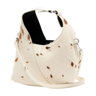 Sams&oslash;e & Sams&oslash;e Calf Hair Shoulder Bag - White