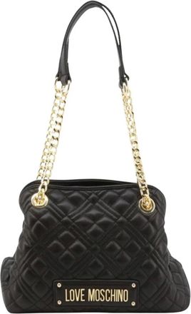 Moschino Shoulder Bags, female, Black, Size: ONE SIZE Chic Black Womens Bag