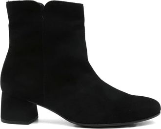 Gabor suede zip-fastening boots - women - Fabric/Rubber/Suede - 40 - Black