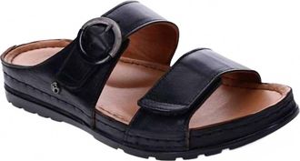 Revere Comfort Shoes Womens Palma Sandals In Black
