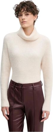 Sandro Ferrone Jersey de cuello alto - Knitwear - Mujer - Beige - M