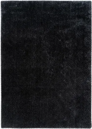 LALEE Hochwertiger Hochfloor Teppich Glamour 800 aus recyceltem Pet - Graphit