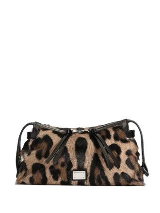 Dolce & Gabbana Vittoria - Mini-Einkaufstasche mit Leopardenmuster