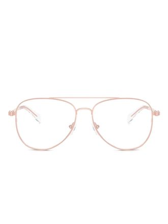 Michael Kors pilot-frame glasses - women - Metal - 56 - Pink