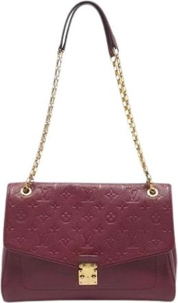 Louis Vuitton Pre-owned Shoulder Bags, female, Red, Size: ONE SIZE Pre-owned Canvas Shoulder Bag
