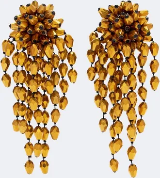 Isabel Marant Hanabi beaded clip-on earrings